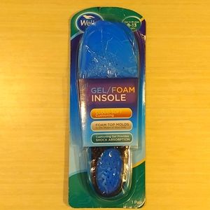 WELBY GEL/FOAM INSOLES MEN'S SIZES 8-13.